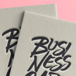 MASTROiNCHIOSTRO buisiness cards biglietti visita letterpress