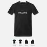 000000 blank exadecimal color thirt MASTROiNCHIOSTRO