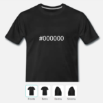 000000 blank exadecimal color thirt MASTROiNCHIOSTRO